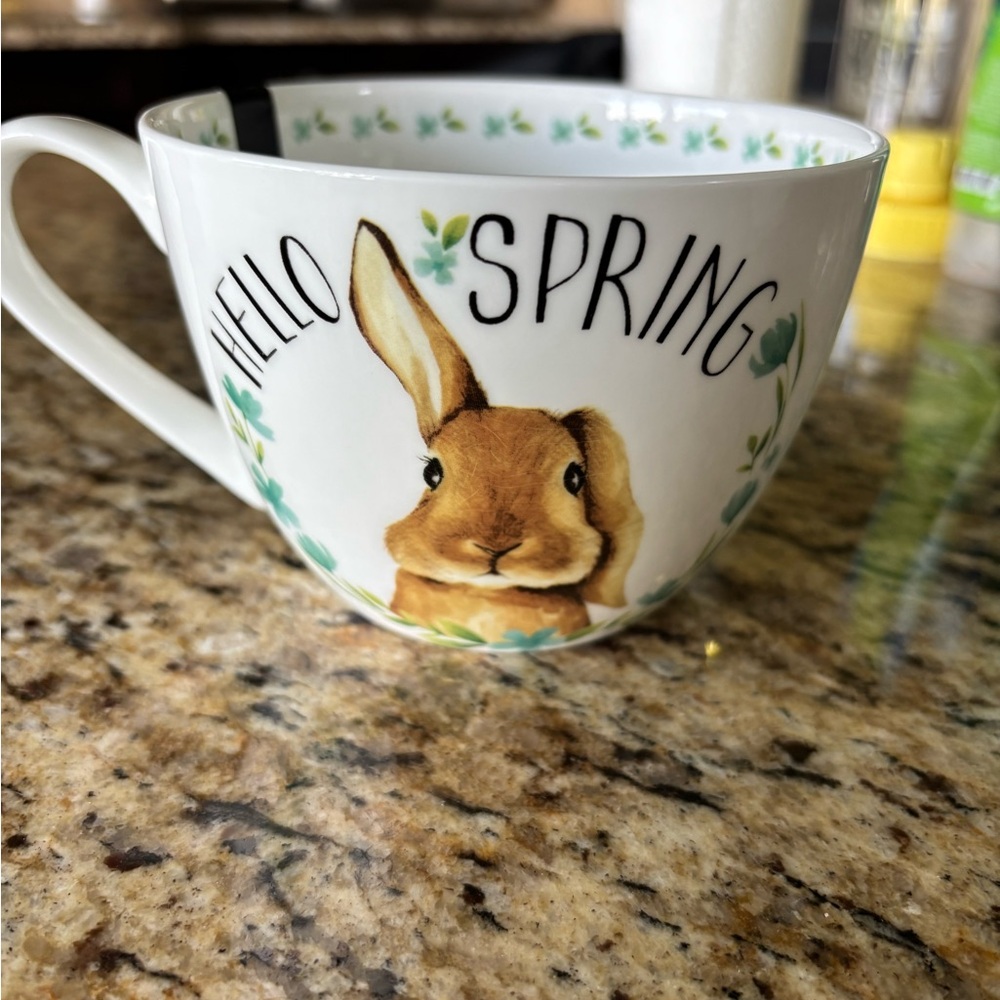 Hello Spring Bunny Mug
